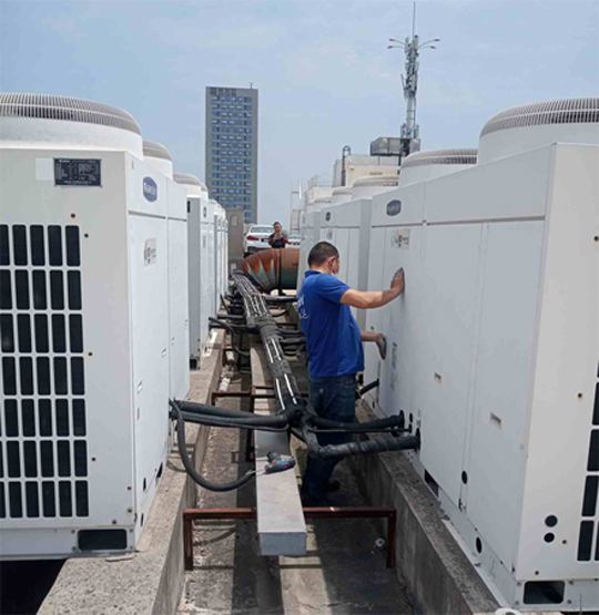 鹤山中央空调制热和不制冷系统维修方法